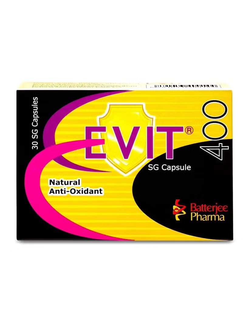 إيفيت آي فيت 400 مجم مكمل غذائي لدعم المناعة وصحة البشرة بيس 30 كبسولة جيلاتينيه - Image 1